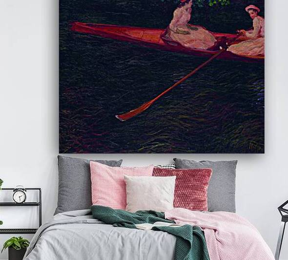 Claude Monet   Boating on the River Epte 1890 by Wirla