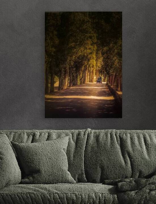 Tuscany Winery Road Truck by Norma Brandsberg Photography