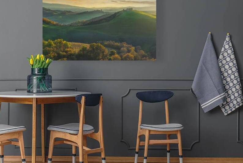 Autumn landscape in Crete Senesi by Stefano Orazzini