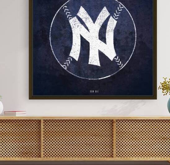 1950s Yankee Baseball Art by Row One Brand