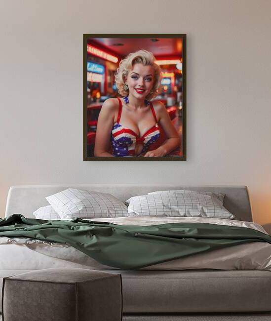 AI Art Pop Art Superstars Marilyn Monroe 20 by TOPARTGALLERY