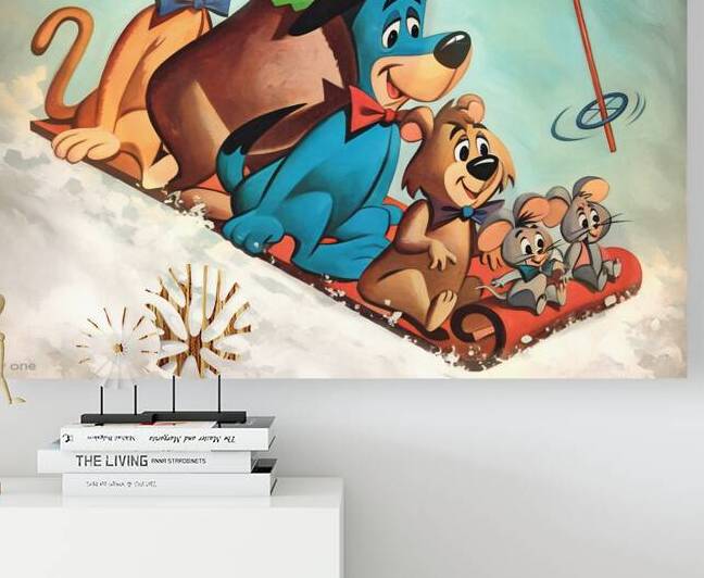 1960 Yogi Bear Cartoon Art by Row One Brand