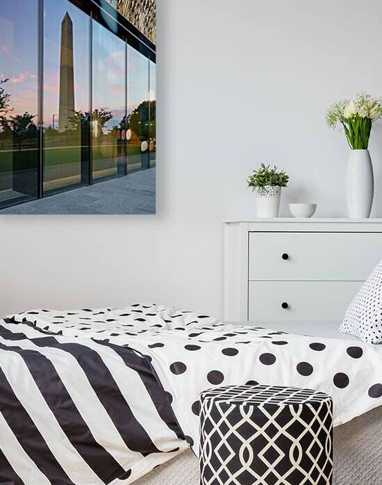 Reflection of Washington in African American Museum by Steve Heap