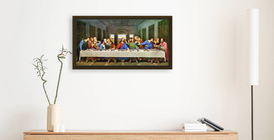 Leonardo da Vinci. The Last Supper HD 300ppi by Stock Photography