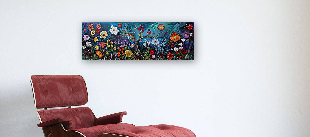 Abstract Modern Art Painting Print Mixed Media Collage Wall Art for Home Décor Unique Original Christmas Gift By Acclaimed Artist Kate Colson 1 by Kate Colson Studio