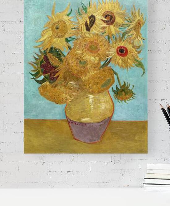 Vincent van Goghs Vase with Twelve Sunflowers 1888 by Art Of Destiny