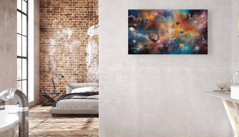 Colliding Galaxies 1 by The Mabazza Foundation 