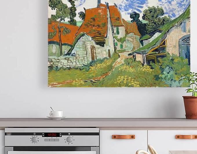 Vincent van Goghs Street in Auvers-sur-Oise 1890 by Art Of Destiny