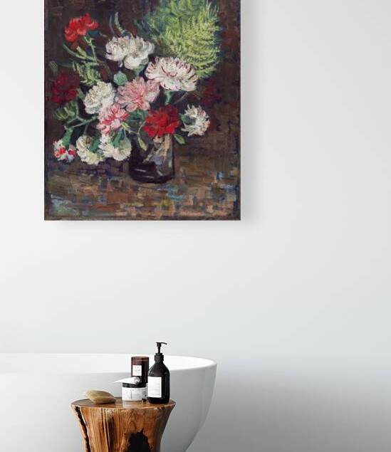 Vincent van Goghs Vase with Carnations 1886 by Art Of Destiny