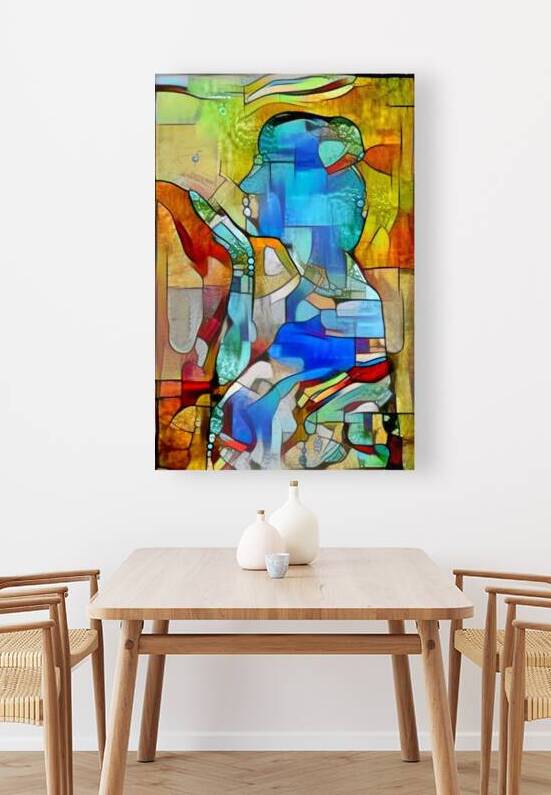 Stained Glass Muse by Luciano