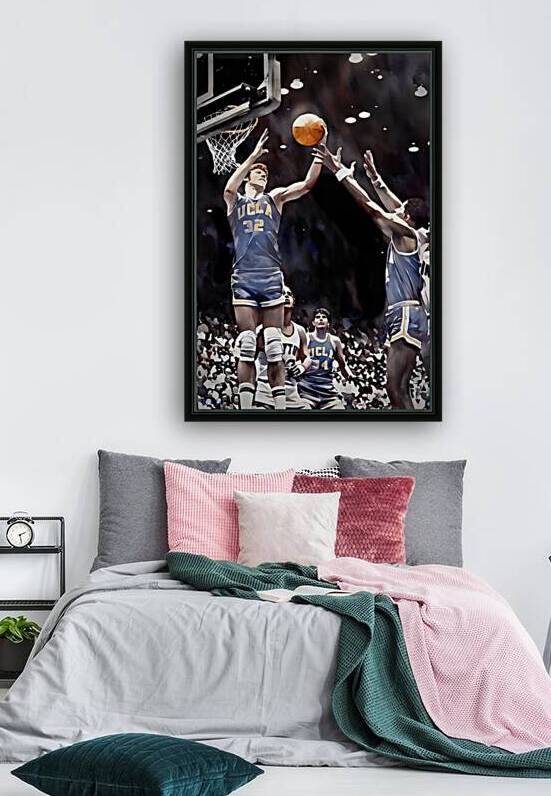 ucla bill walton painting by Row One Brand