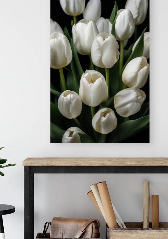 White Tulips   by The Mabazza Foundation 