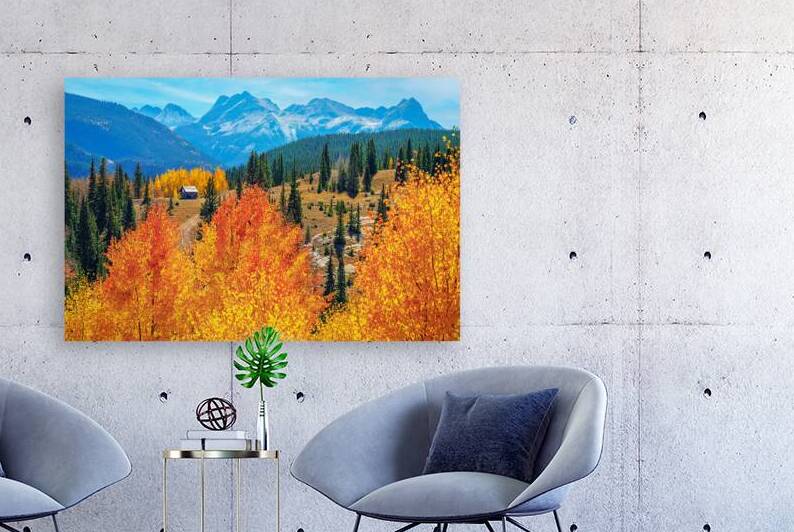 Fall at the Miners Cabin by Andy Crawford