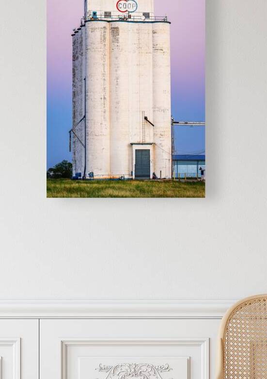 Sunset at the Vega Grain Elevator by Andy Crawford