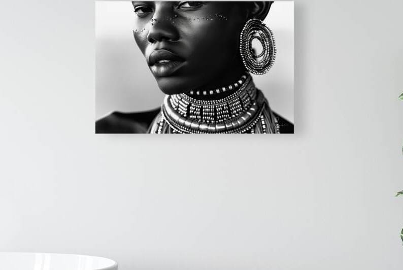 Timeless Grace - Contemporary Cultural Portrait by Arte Exquisites