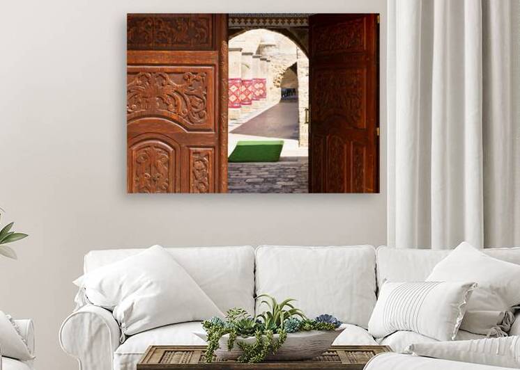 Israel Tel Aviv historic Old Jaffa port entrance to arab mosque by Elijah Lovkoff