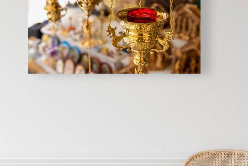 Jerusalem Old City Arab quarter near Church of Holy Sepulchre Western Wall and Dome of the Rock by Elijah Lovkoff