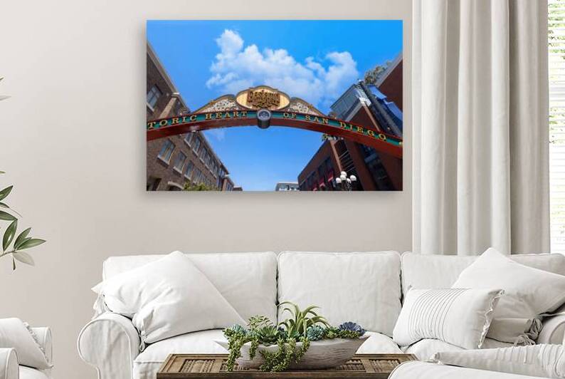 USA San Diego Gaslamp quarter in historic neighborhood know for restaurants and nightlife by Elijah Lovkoff