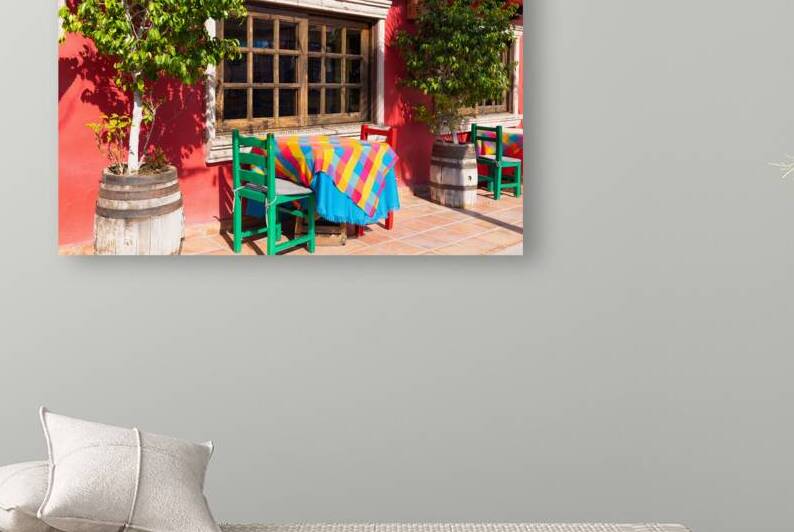 Mexico Los Cabos colonial streets and architecture of Cabo San Lucas in historic city center by Elijah Lovkoff