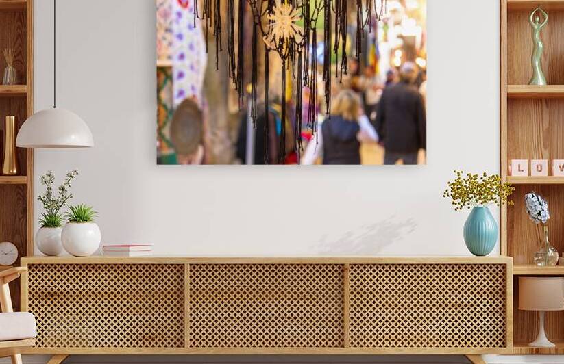 Jerusalem Old City Arab quarter near Church of Holy Sepulchre Western Wall and Dome of the Rock by Elijah Lovkoff
