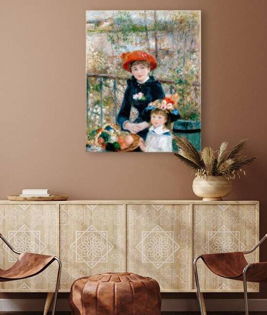 Pierre Auguste Renoir - The Two Sisters by Wirla