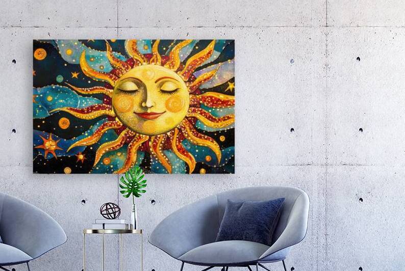 Dreaming Sun Mandala Style by Matthias Hauser