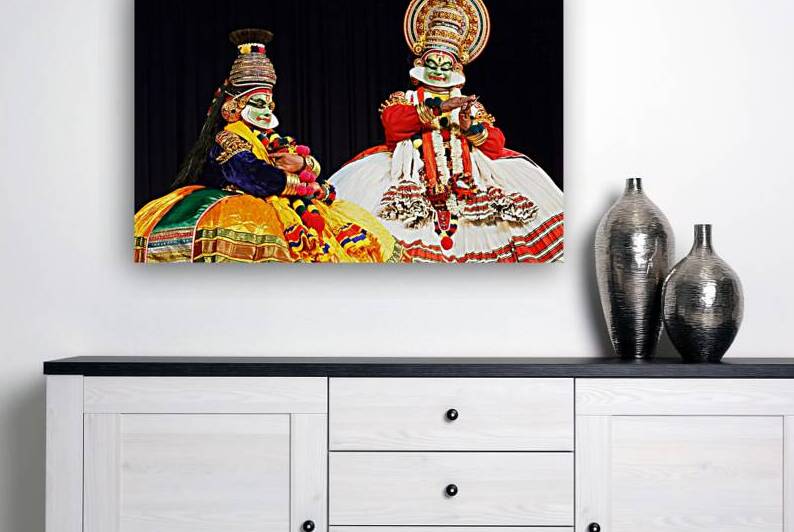 Kathakali is a famous dance drama of south indian state of Kerala. Bhava Bhavanam Festival. by Dmitry Rukhlenko