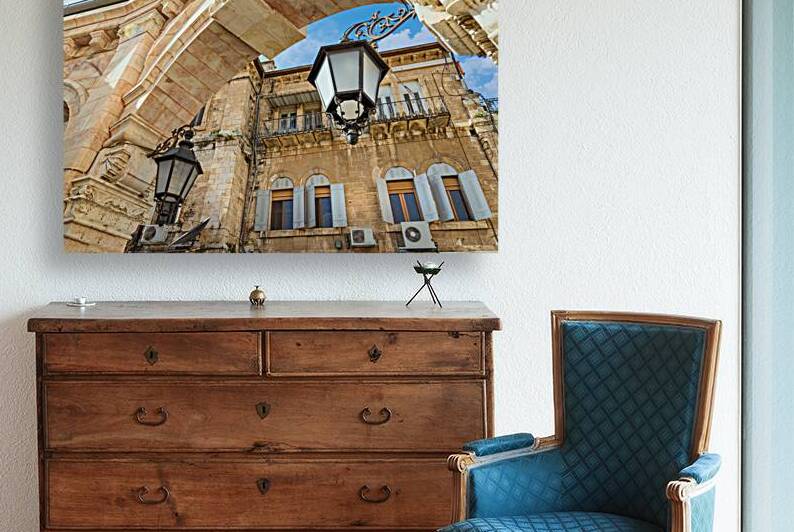 Jerusalem Old City Arab quarter near Church of Holy Sepulchre Western Wall and Dome of the Rock by Elijah Lovkoff