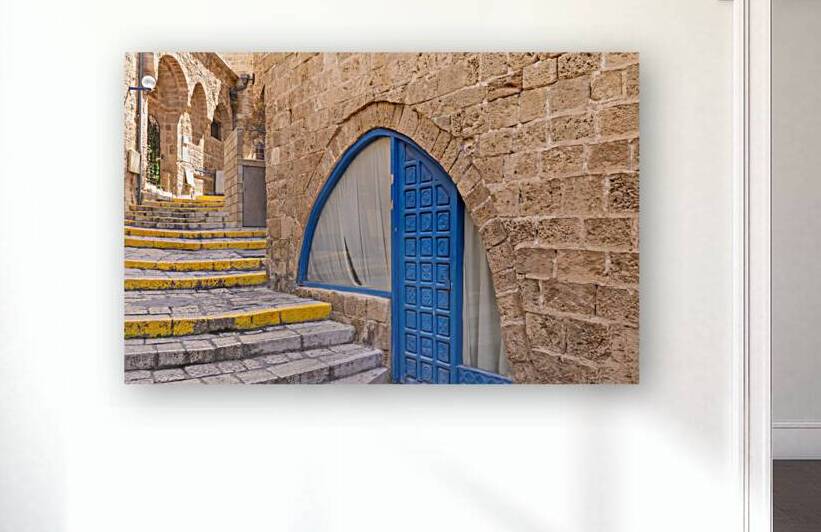 Israel Tel Aviv Namal Yafo historic Old Jaffa port with art galleries boutiques and old houses by Elijah Lovkoff