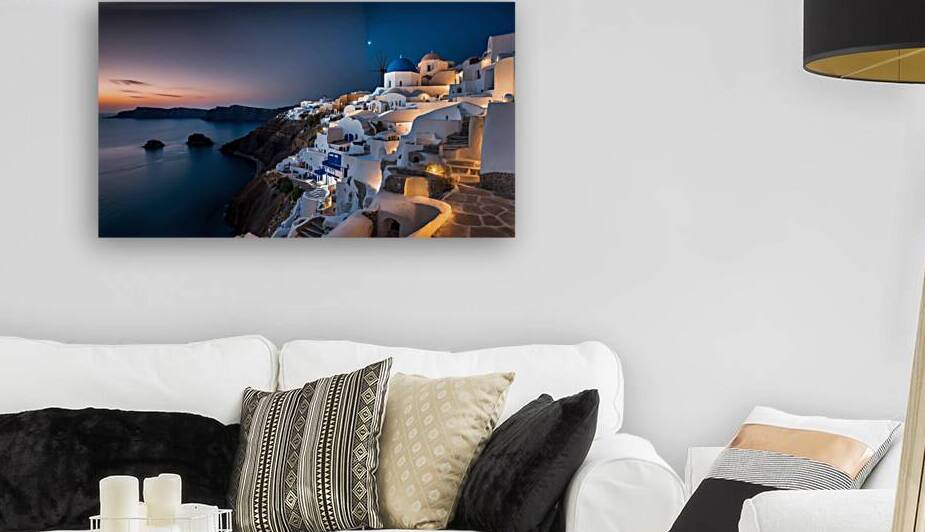 Santorini at Night 1 by The Mabazza Foundation 