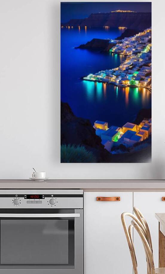 Santorini at Night 6 by The Mabazza Foundation 