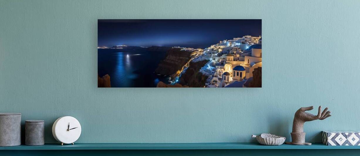 Santorini at Night 7 by The Mabazza Foundation 