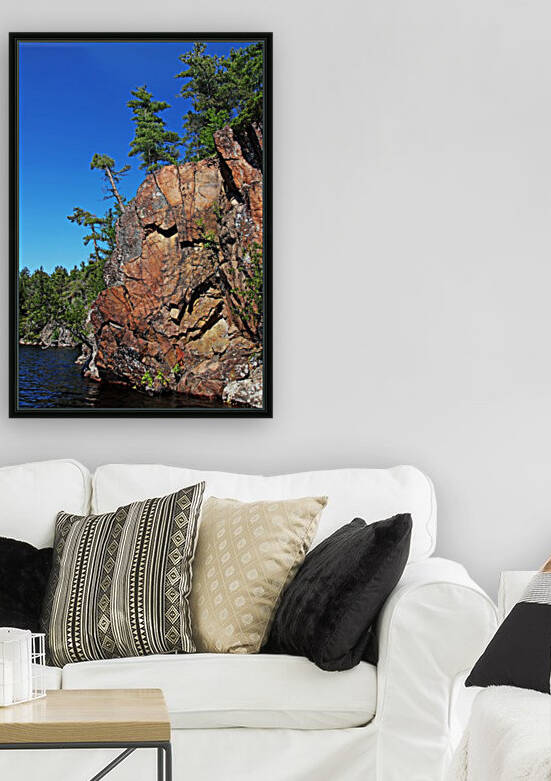 Rugged Vertical Rock Wall by Deb Oppermann