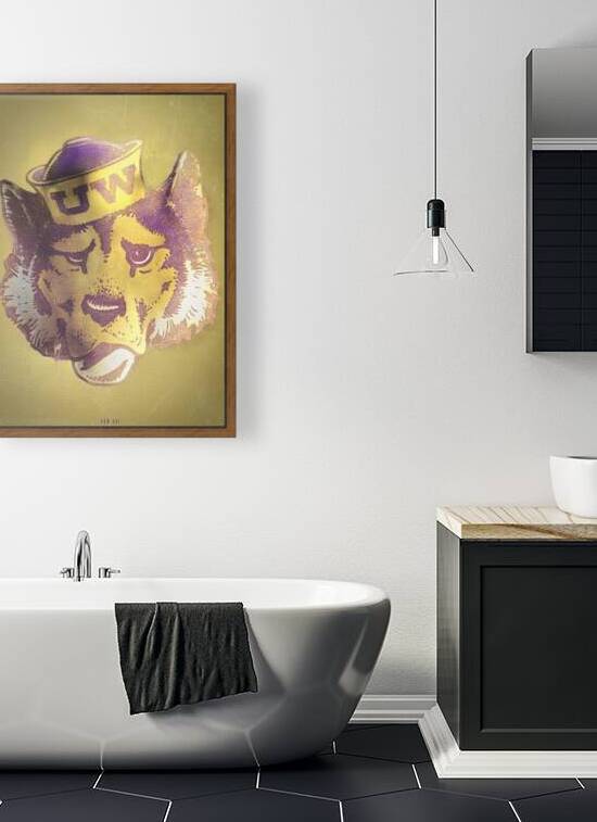 Washington Husky Sailor Mascot Remix II by Row One Brand