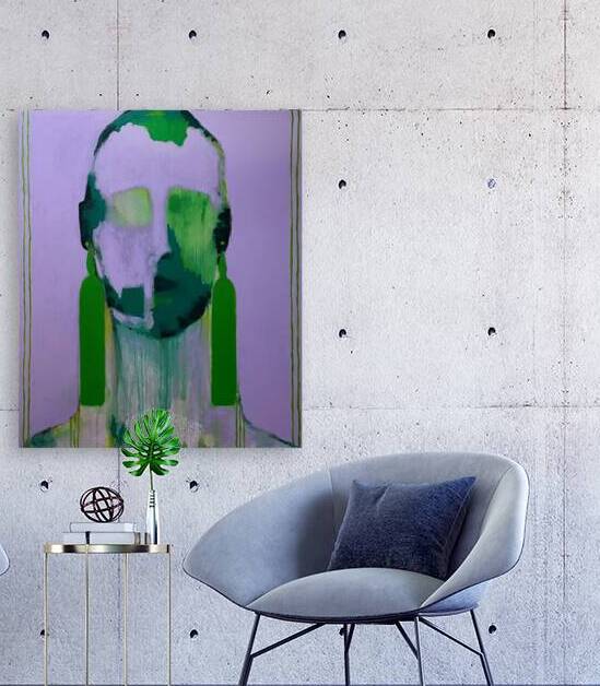 Contemporary abstract art  9 by Gela Mikava