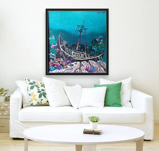 Sunken Ship by Hamza Abdullayev