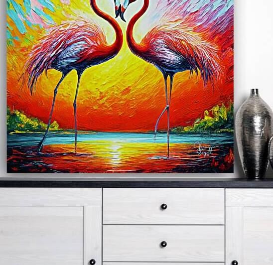 Flaming Hearts by Veronica Stegall