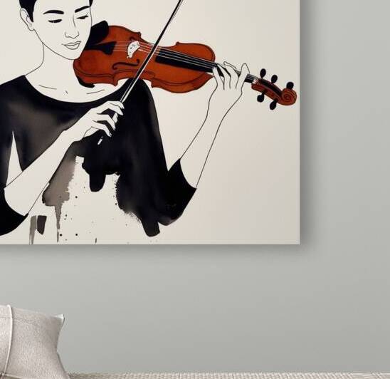  Painting of a young Woman by Kawtar el harda