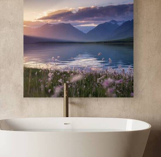 A photo of a serene landscape by Kawtar el harda