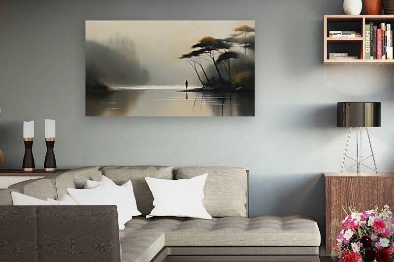 Landscapes and Solitude Minimalism  7 by The Mabazza Foundation 