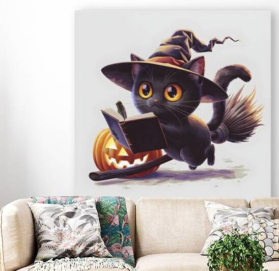 Halloween Cat by Kawtar el harda