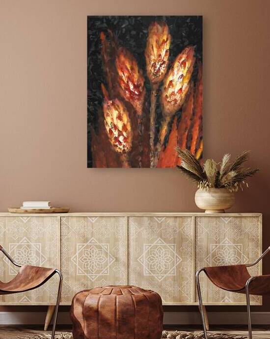 Scanned Seed Pods X100 by Rich Franco