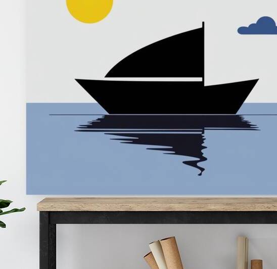 boat silhouette by Kawtar el harda