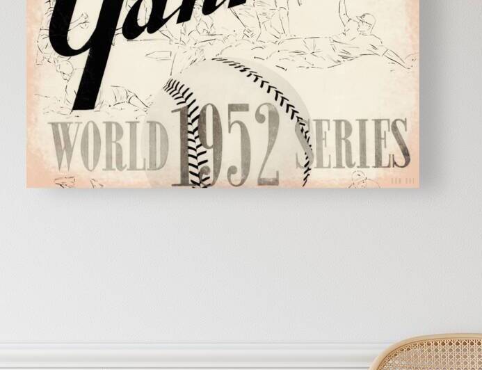 1952 World Series Yankees Cover Art Remix by Row One Brand