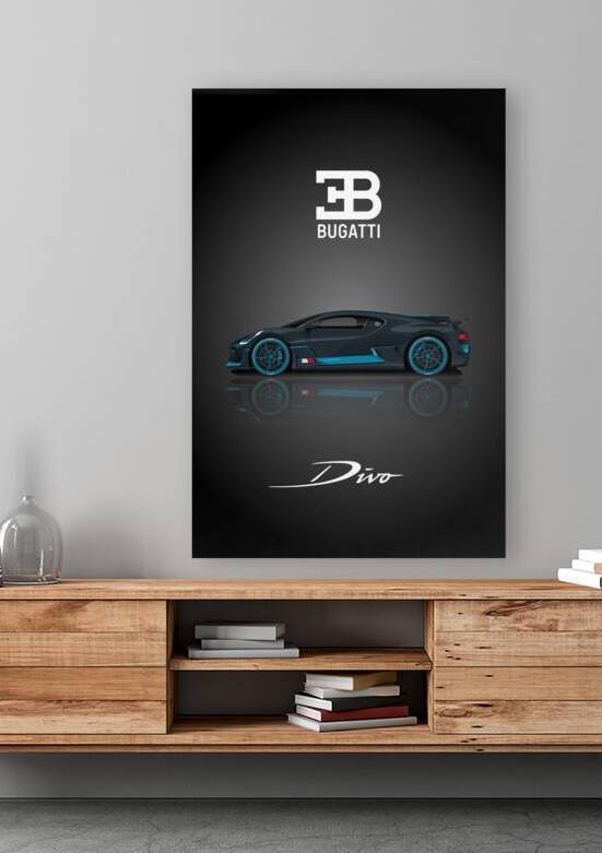Bugatti Divo Automotive Print by Conceptual Photography