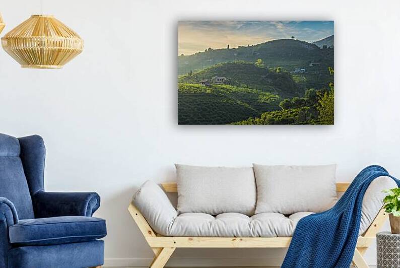 Prosecco vineyards landscape by Stefano Orazzini