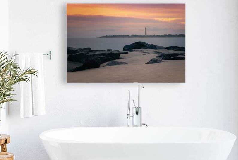 Cape May Lighthouse Beach Sunset by Jason Fink