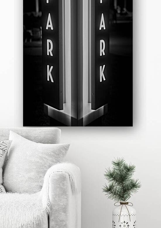 Centennial Park Neon Lit Sign by Jason Fink