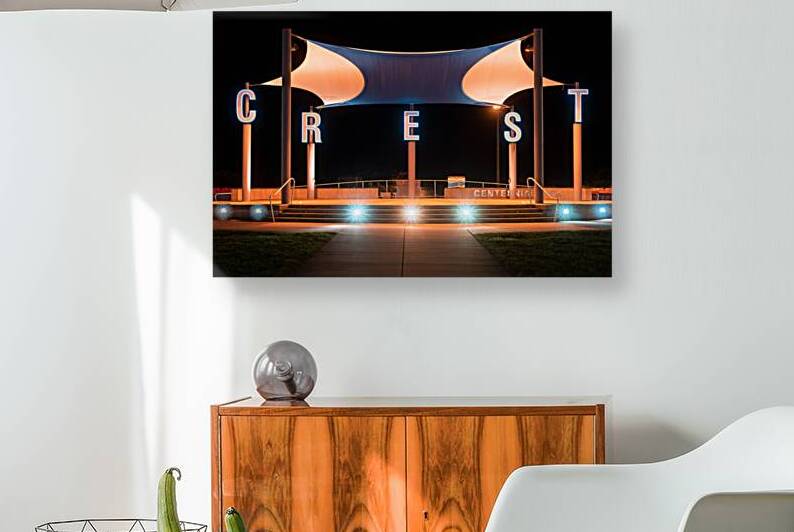 Centennial Park Sign in Wildwood Crest at Night by Jason Fink