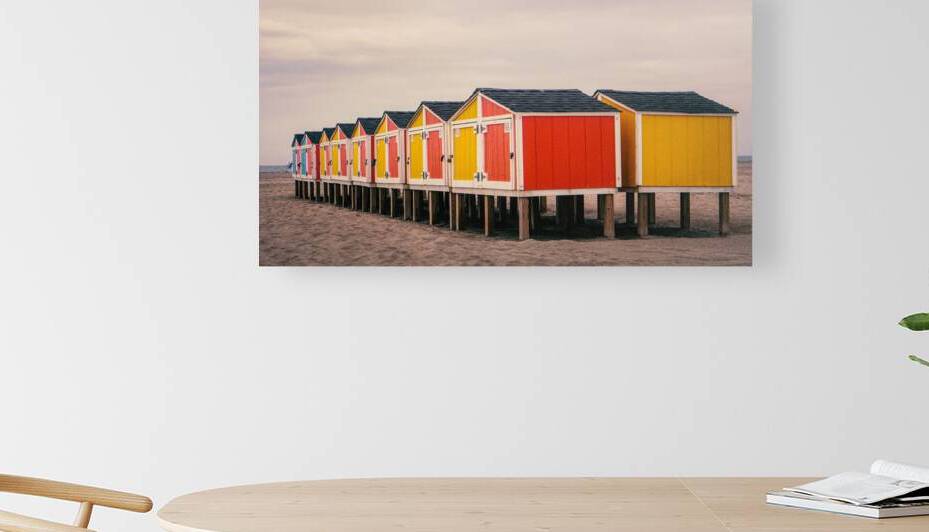 Wildwood Beach Colorful Lockers by Jason Fink